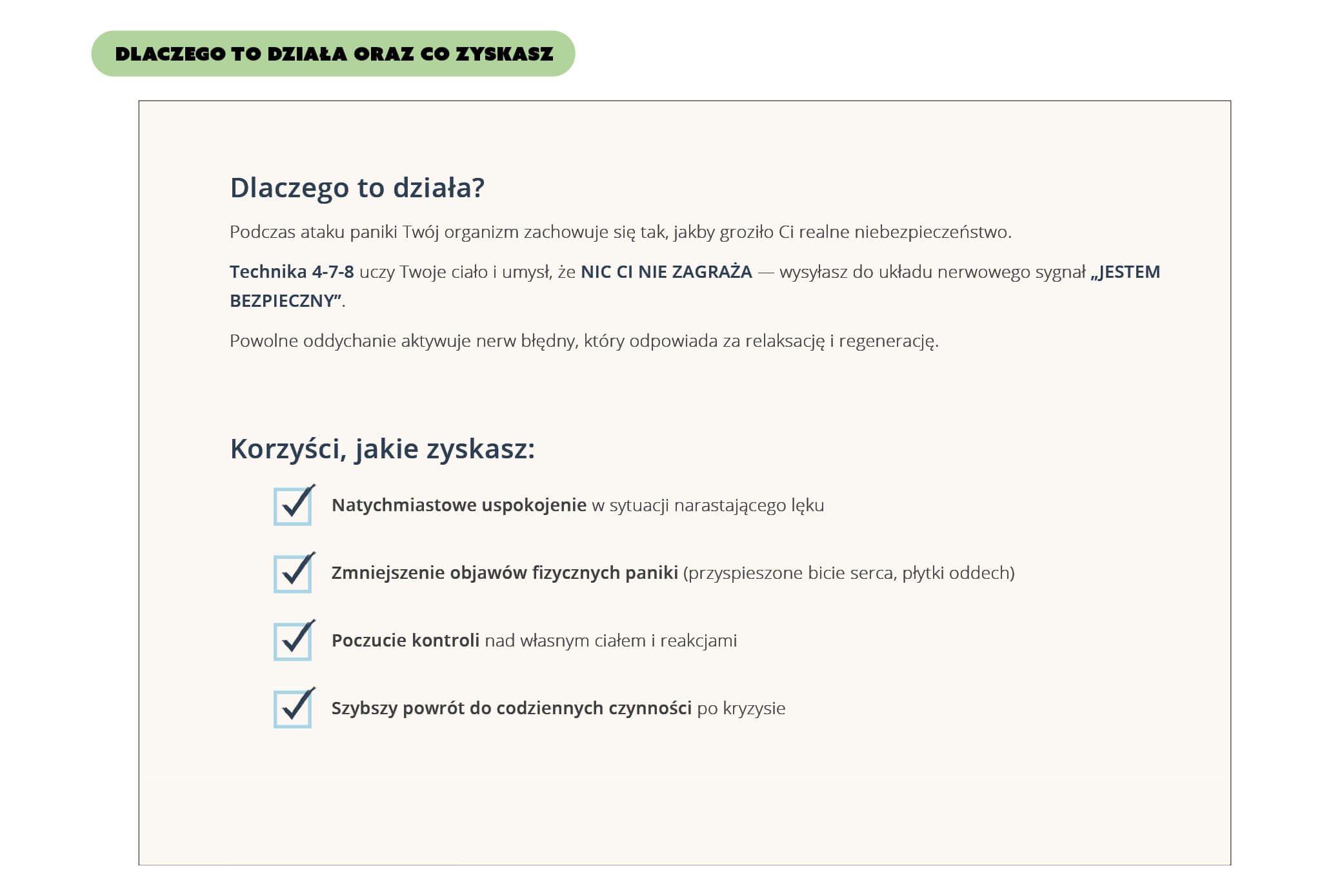12 sposobów na radzenie sobie z atakami paniki - opis