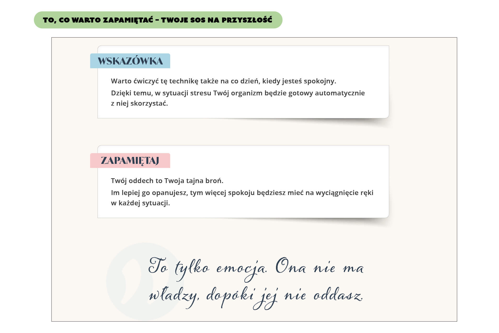 12 sposobów na radzenie sobie z atakami paniki - opis